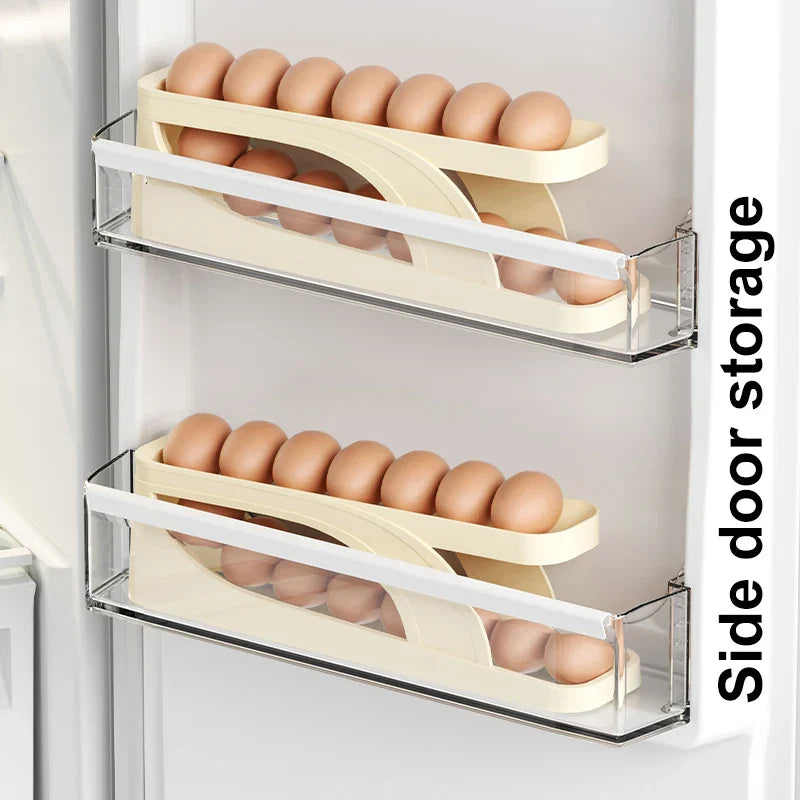 Slide-Out Automatic Egg Holder