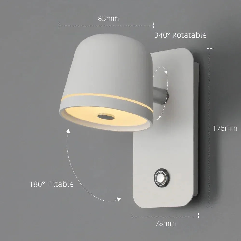 Dimmable Touch LED Wall Lamp