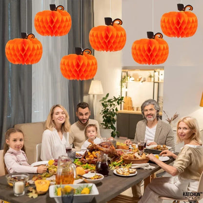 Paper Pumpkin Party Decorations