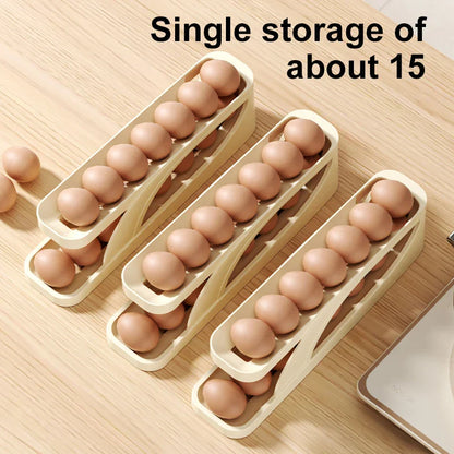 Slide-Out Automatic Egg Holder