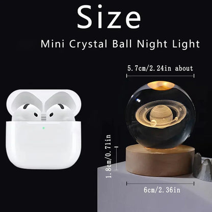 Solar System Crystal Ball Lamp