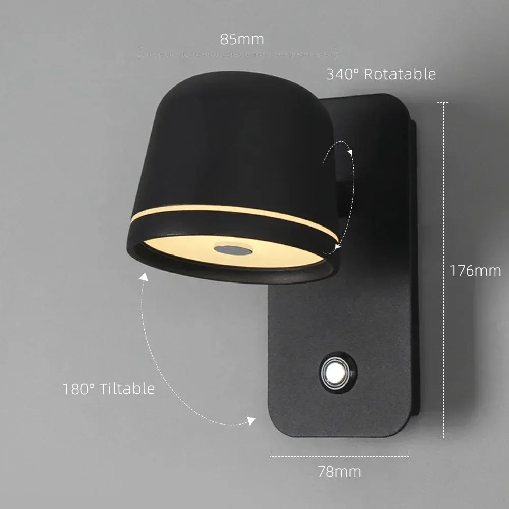 Dimmable Touch LED Wall Lamp