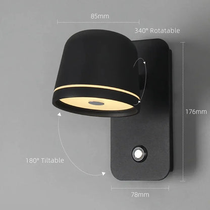 Dimmable Touch LED Wall Lamp