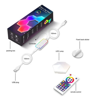 Tuya Smart Hexagon Wall Light