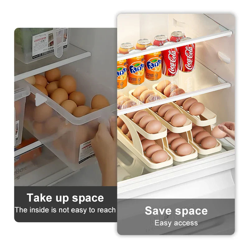 Slide-Out Automatic Egg Holder